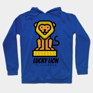 Lucky Lion Cartoon Charm Hoodie